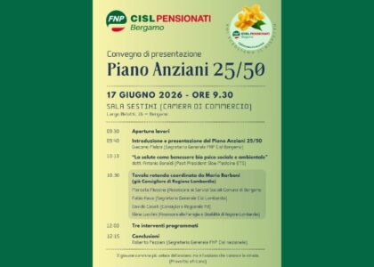Miniatura per l'articolo intitolato:Lo sguardo della FNP al 2050. “Una provincia di anziani soli e poveri”