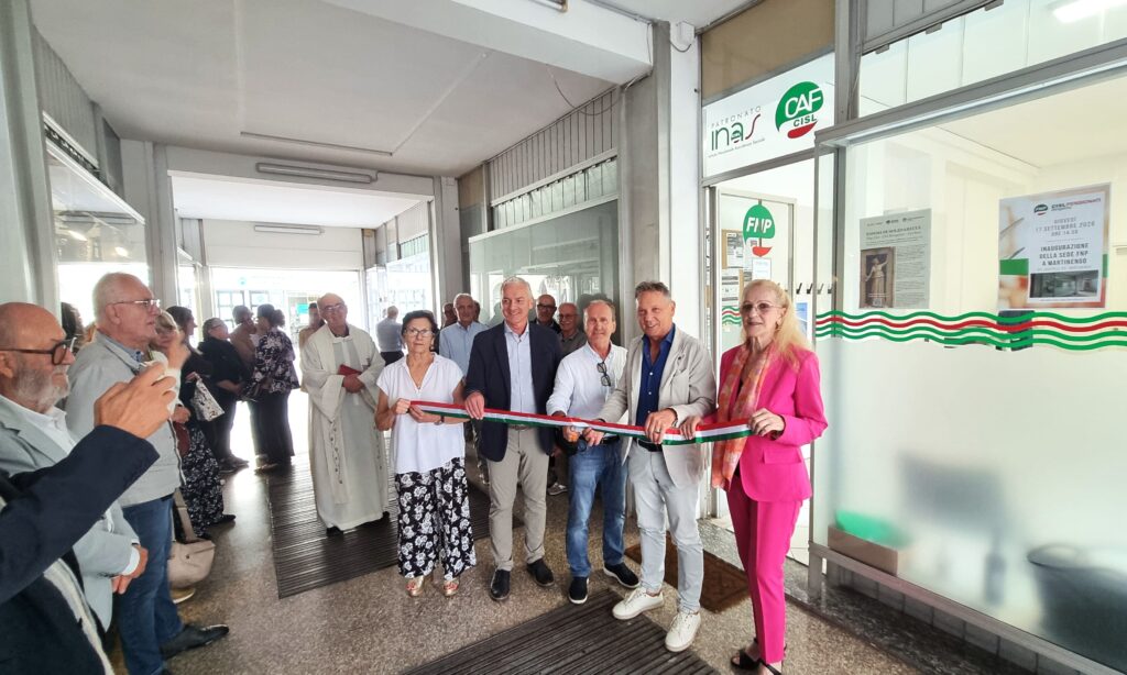 Fnp Cisl Bergamo inaugura la nuova sede a Martinengo
