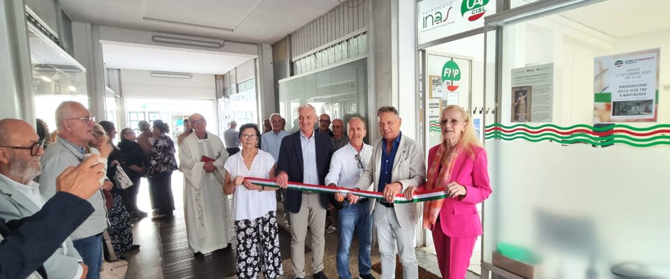 Fnp Cisl Bergamo inaugura la nuova sede a Martinengo